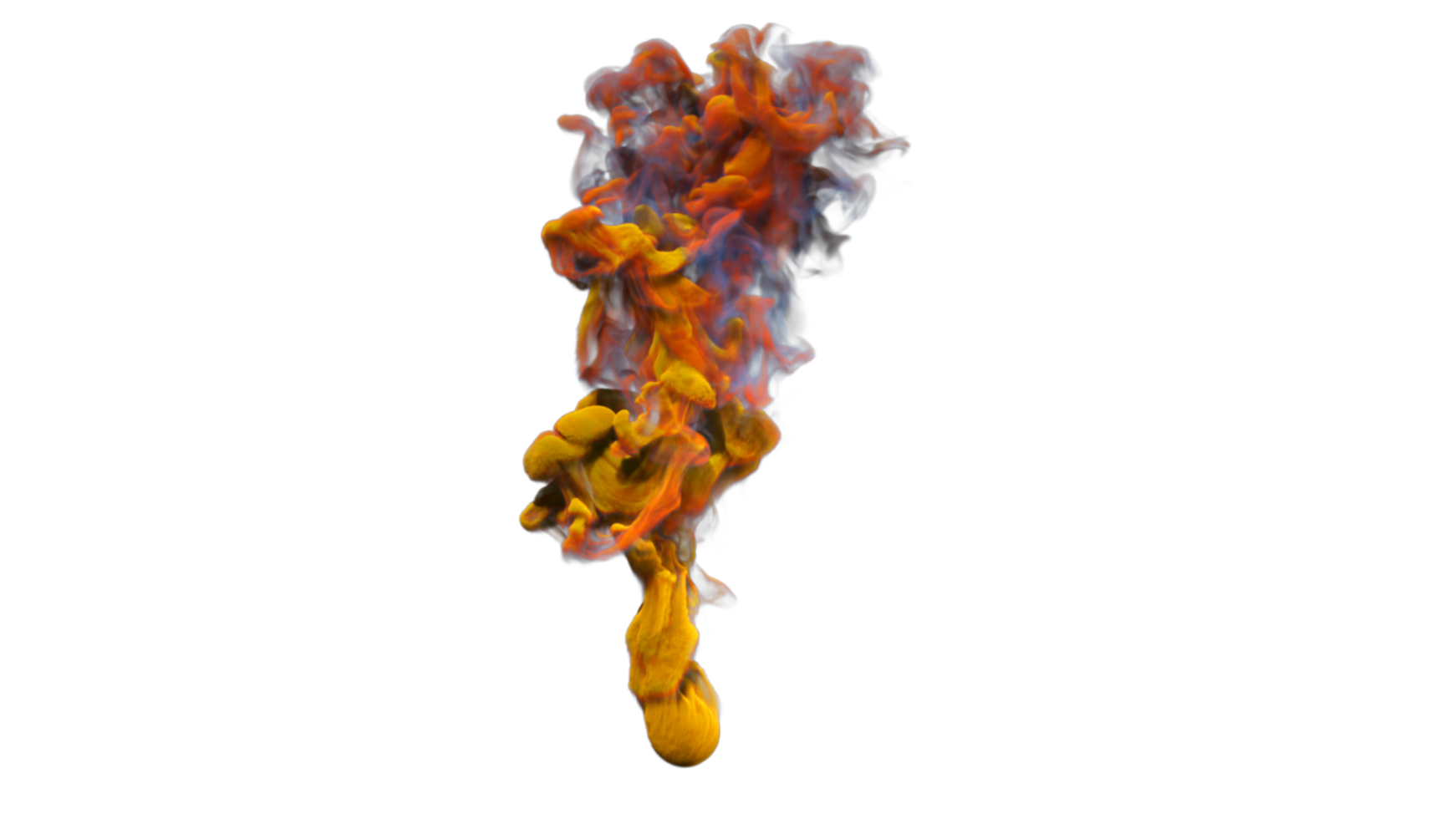 Colorful Smoke Explode PNG Design