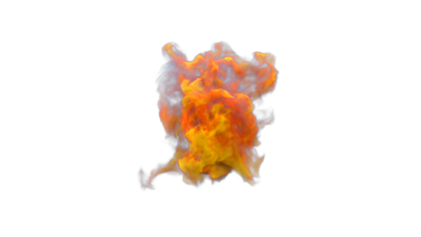 Colorful Smoke Explode PNG Design