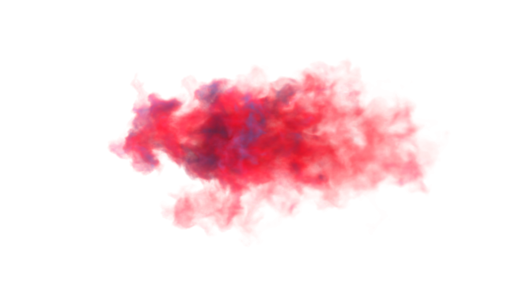 Colorful Smoke Explode PNG Design