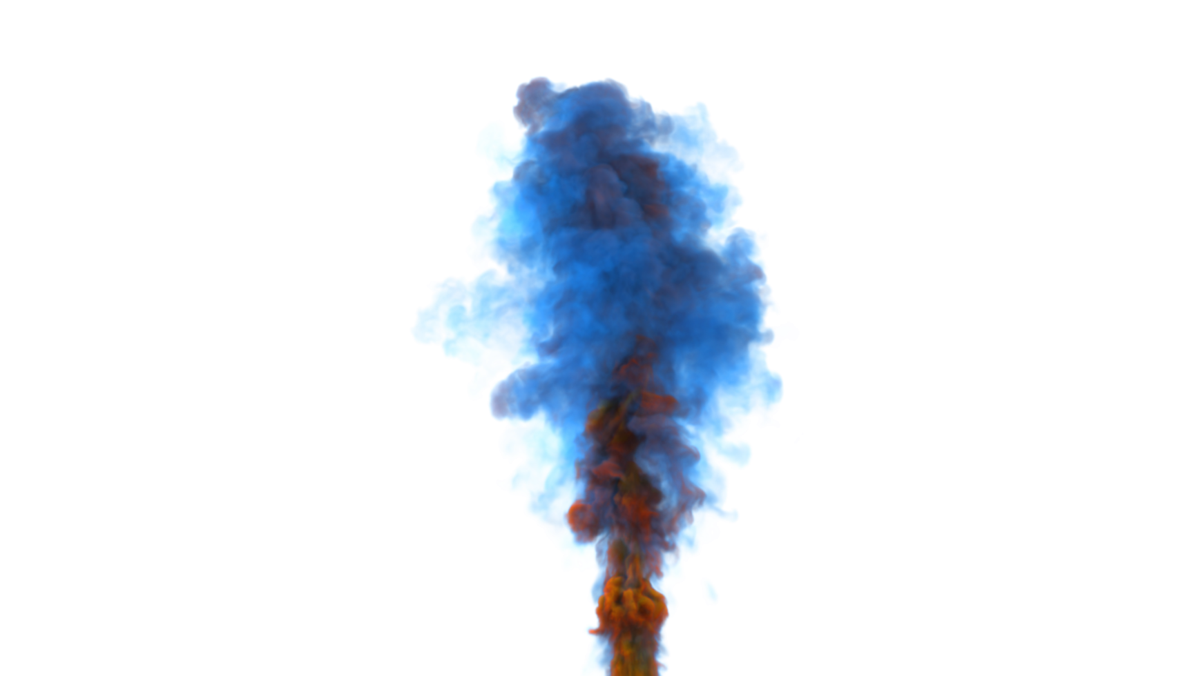 Colorful Smoke Explode PNG Design