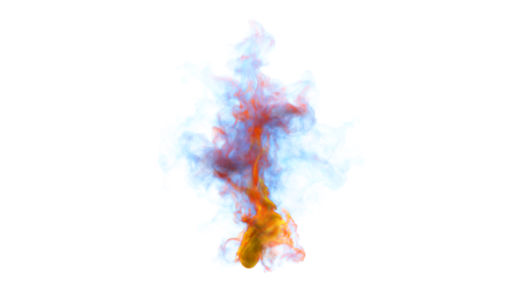 Colorful Smoke Explode PNG Design