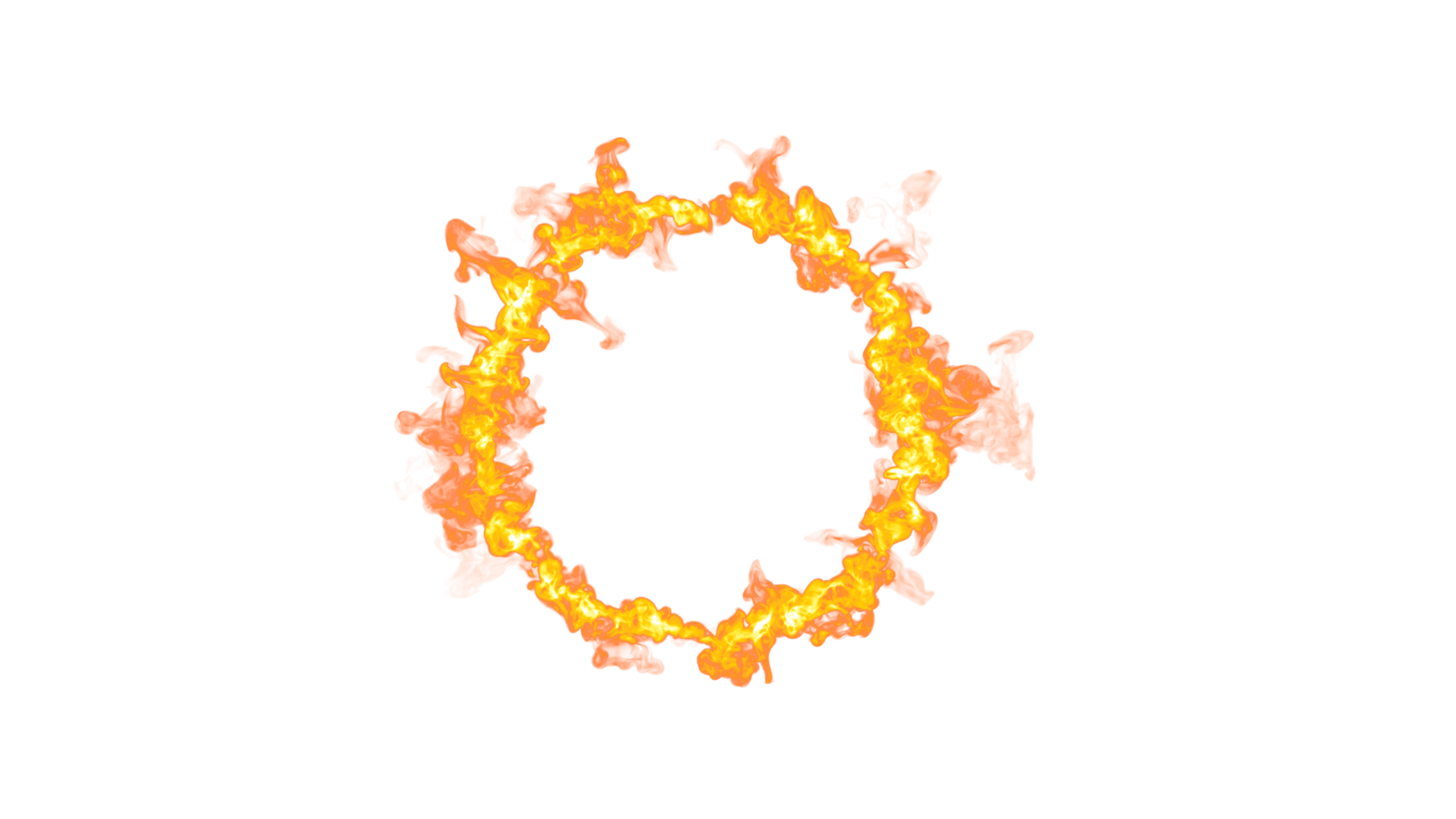 Fire Explode PNG Design