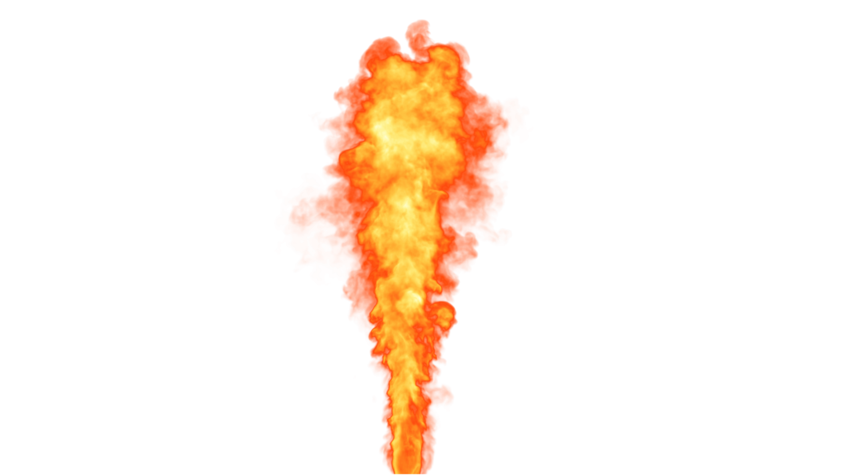 Feuer explodiert Png-Design png