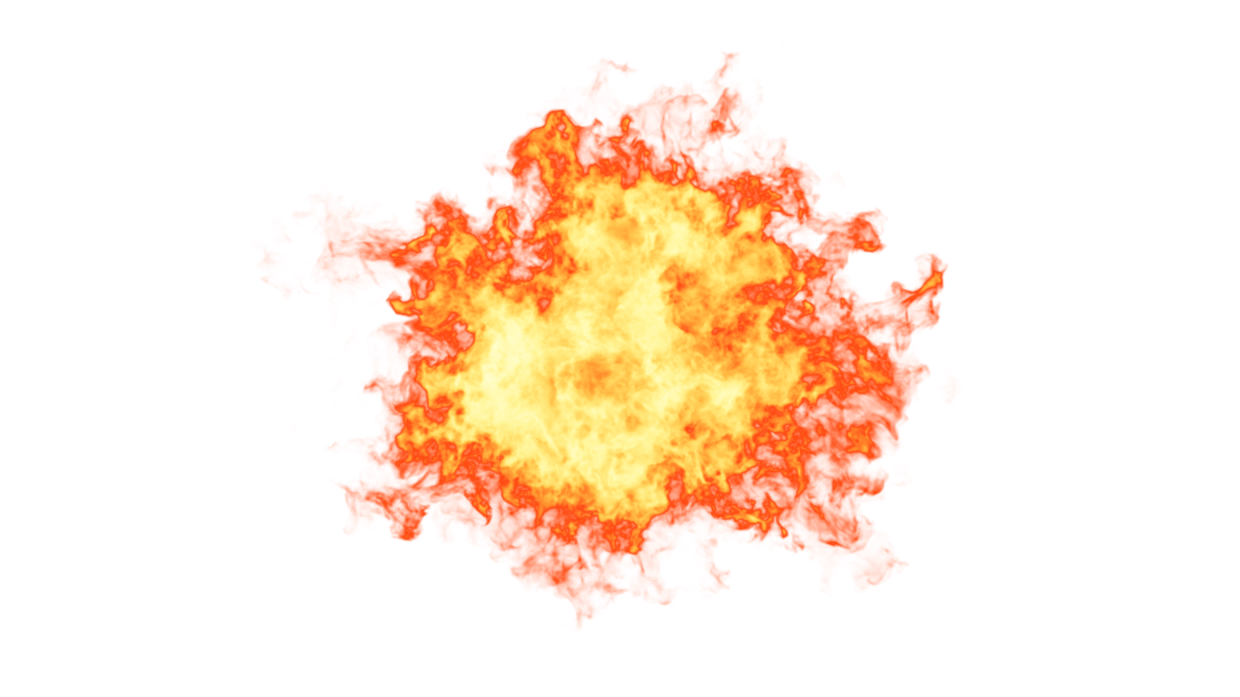 Fire Explode PNG Design