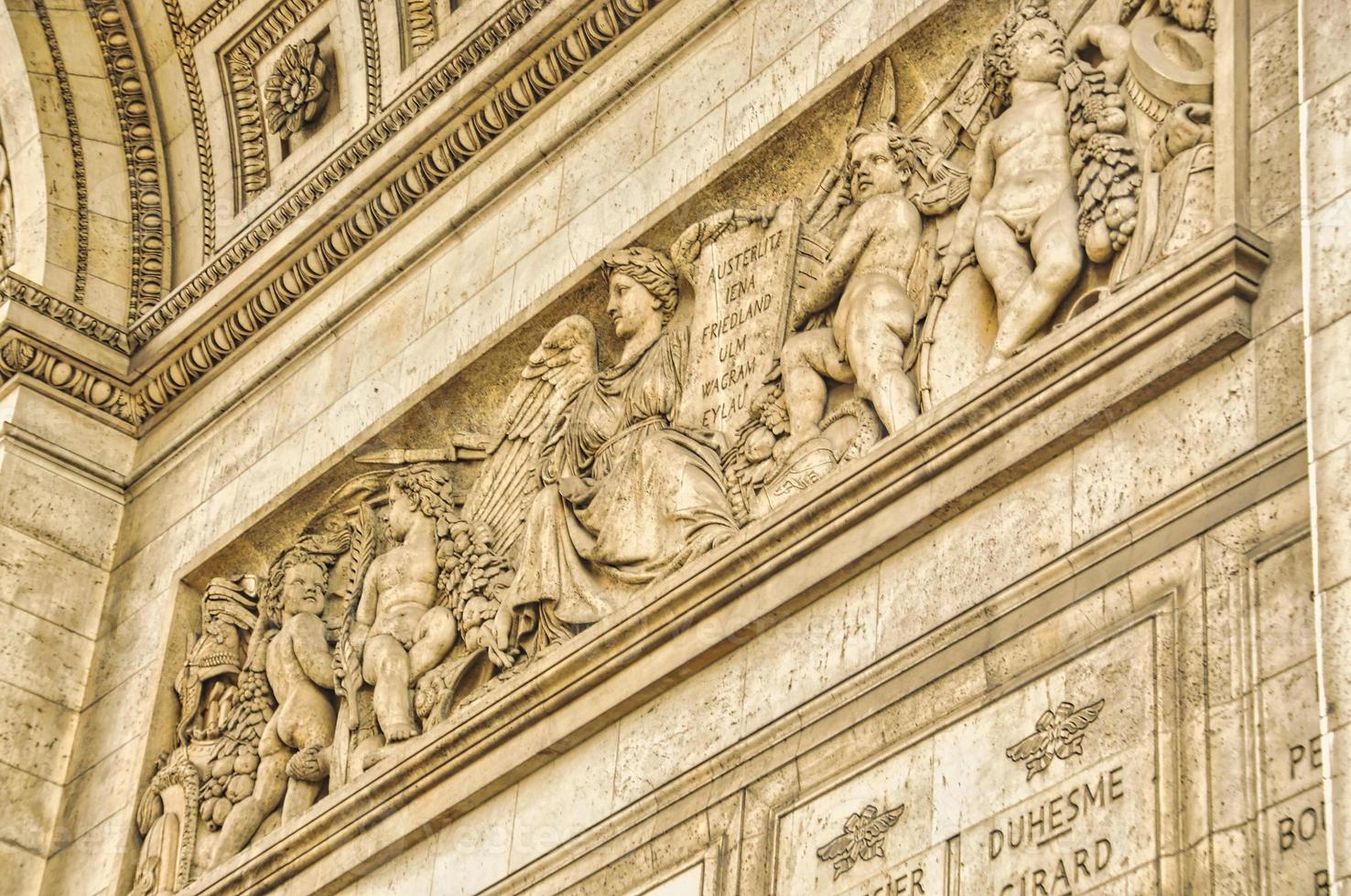 Arc de triomphe etoile in Paris photo