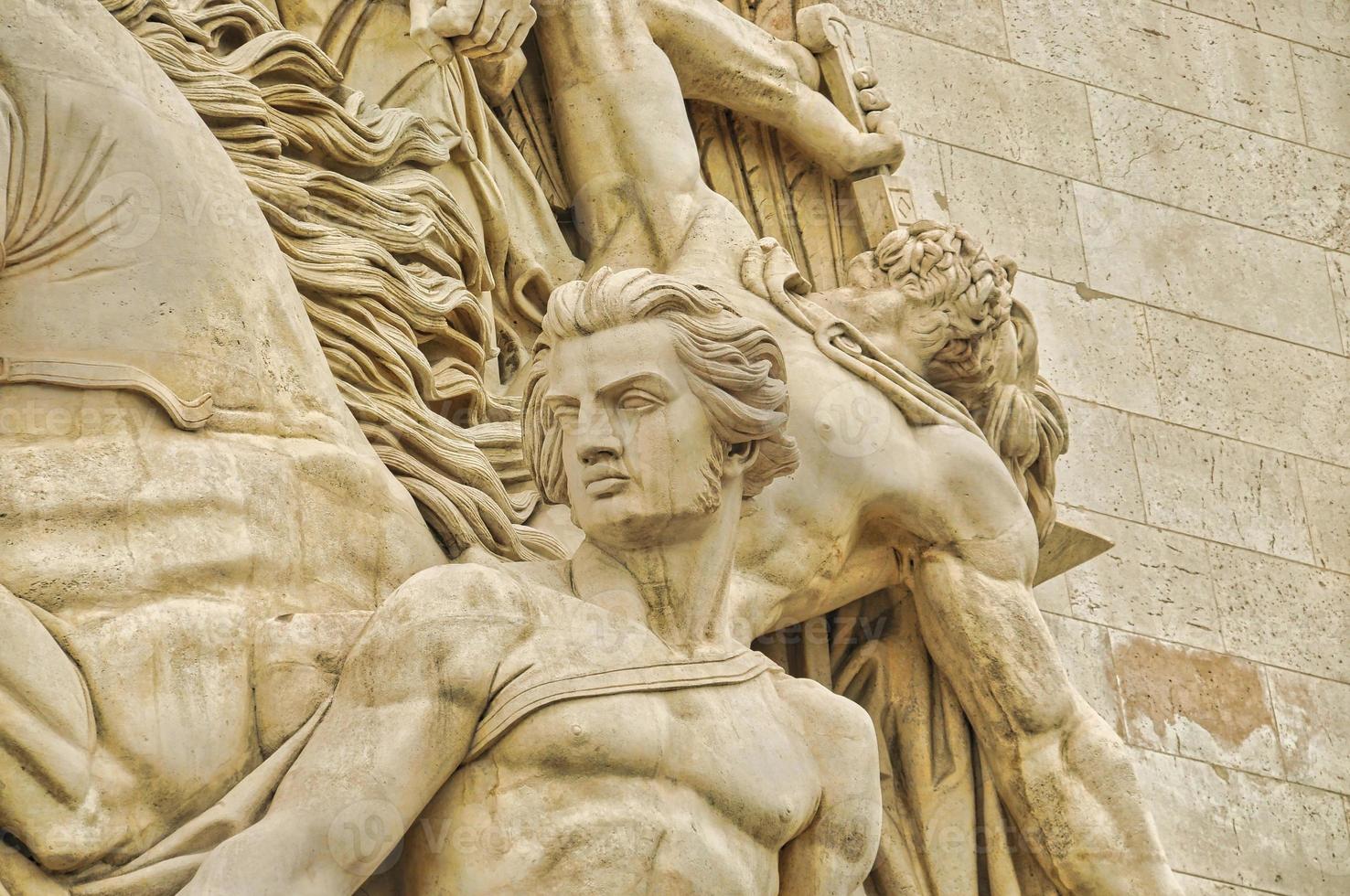 Arc de triomphe etoile in Paris photo