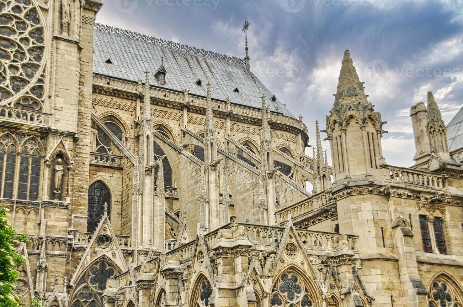 Cathedral notre dame in Paris photo