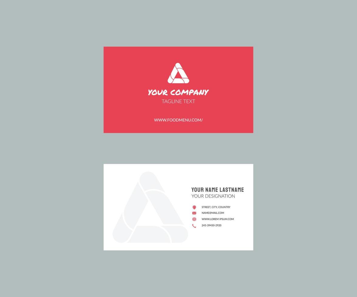 Company Business card vector