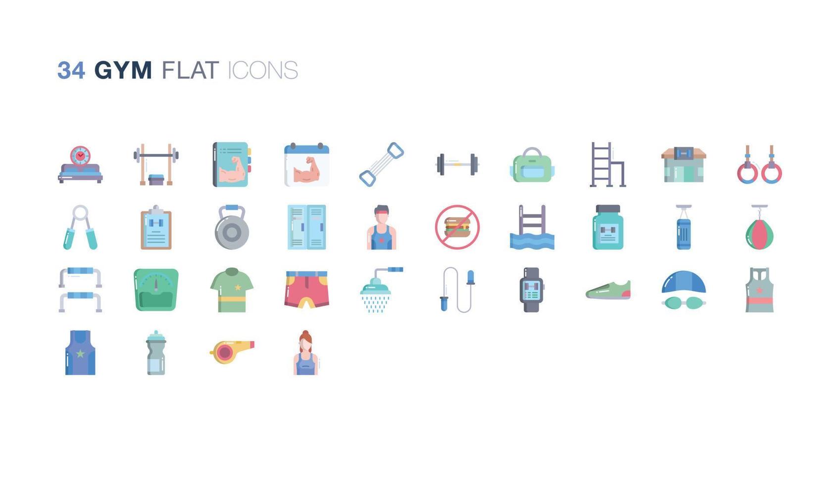 Bags and Purse Flat icon set vector