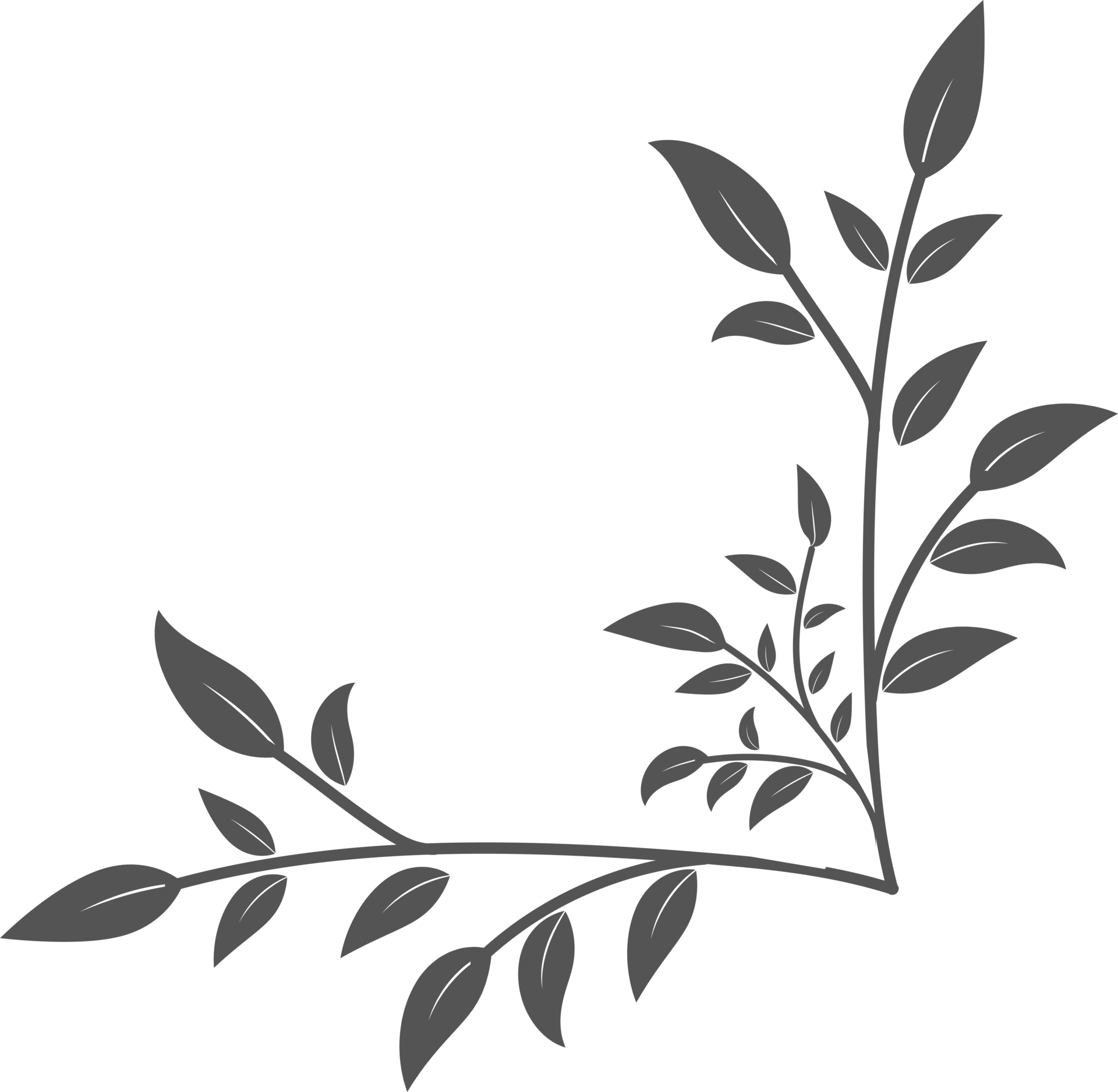 Floral corner shapes, Leaves border frame illustration 9375659 PNG