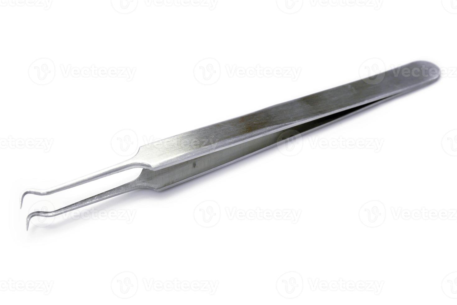 Blackhead forceps remover isolate on white background and make with path. photo