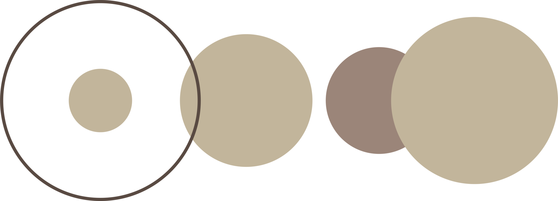 élément d'icône de forme de points abstraits, résumé de cercle avec couleur de ton de terre pour le modèle de conception png