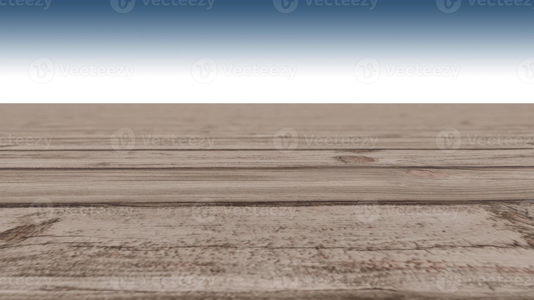 A 3d rendering image of wooden floor photo