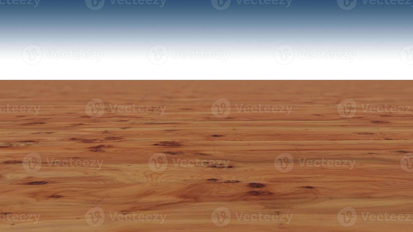 A 3d rendering image of wooden floor photo