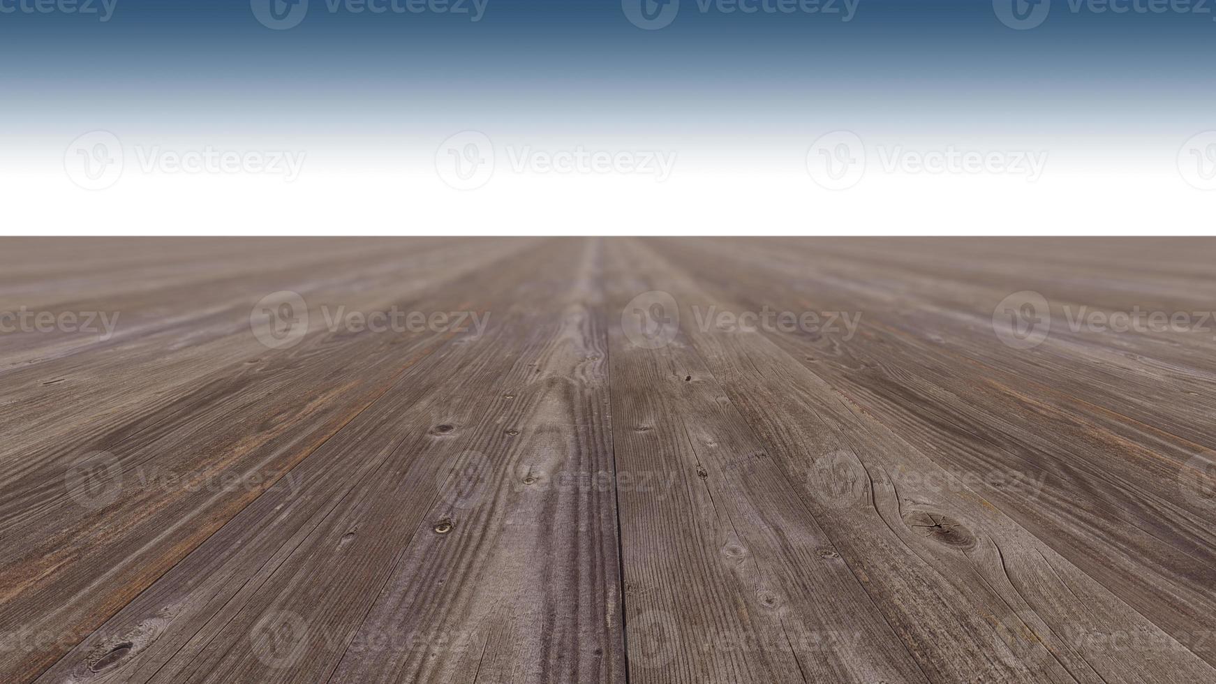 A 3d rendering image of wooden floor photo