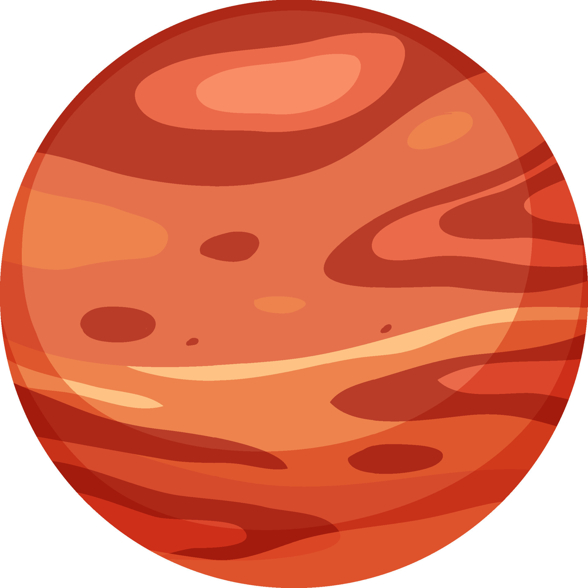 Mars or red isolated 9375964 Vector Art at Vecteezy