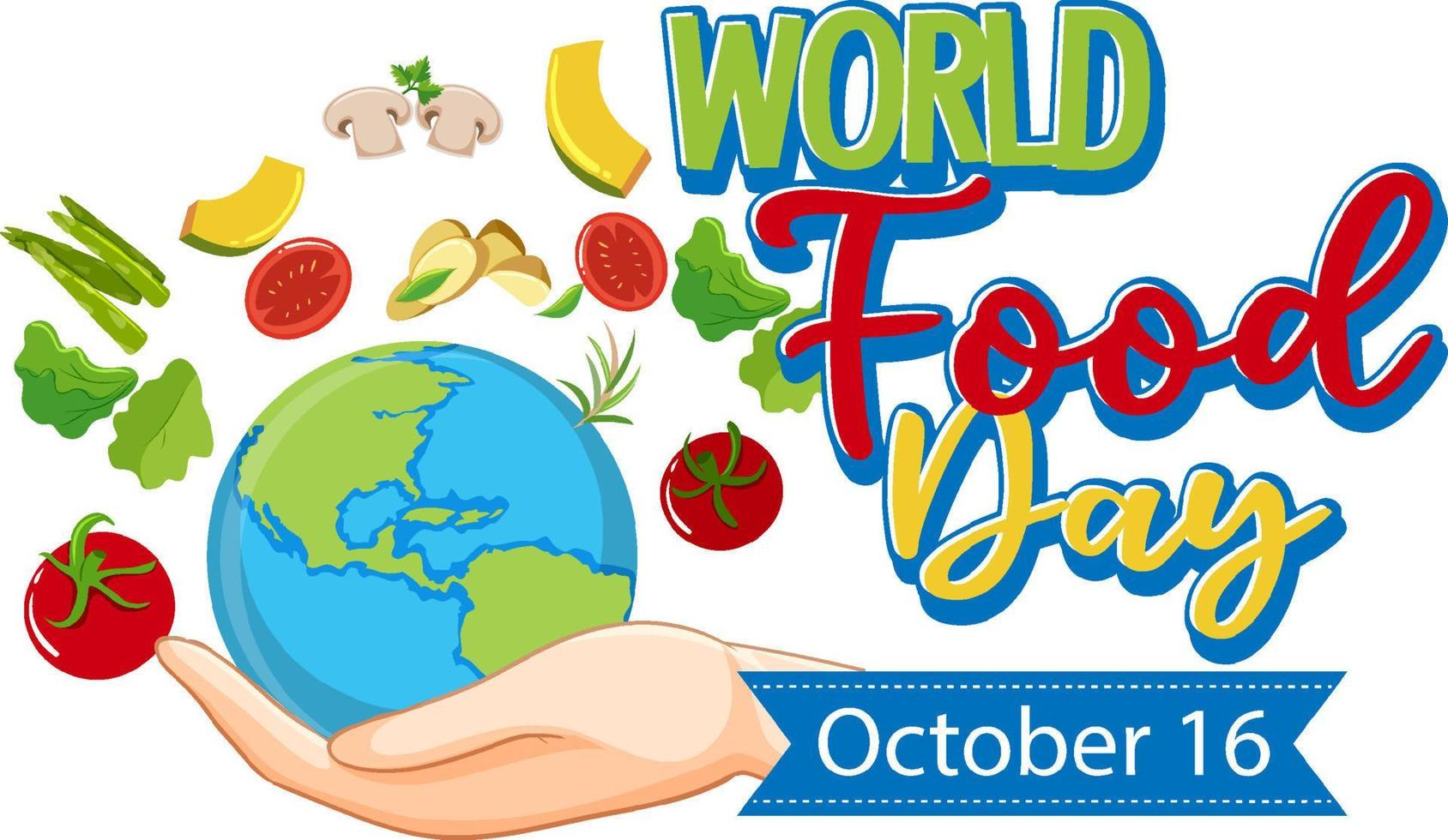 World Food Day Poster Design vector