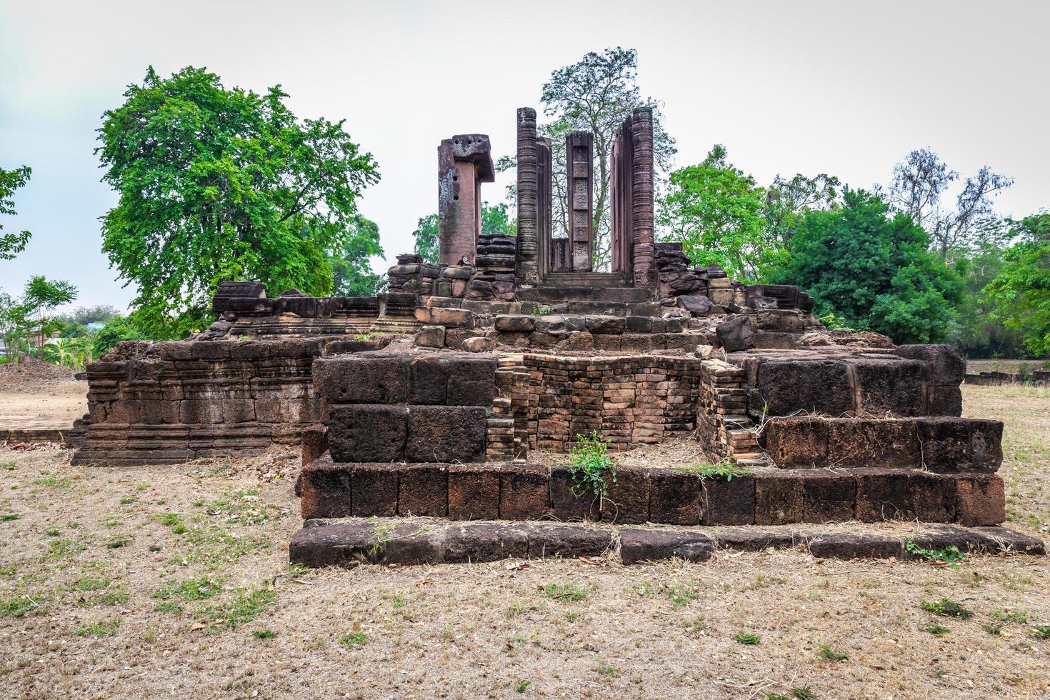 Thai archaeological site. can be found in Nakhon Ratchasima Province Thailand photo