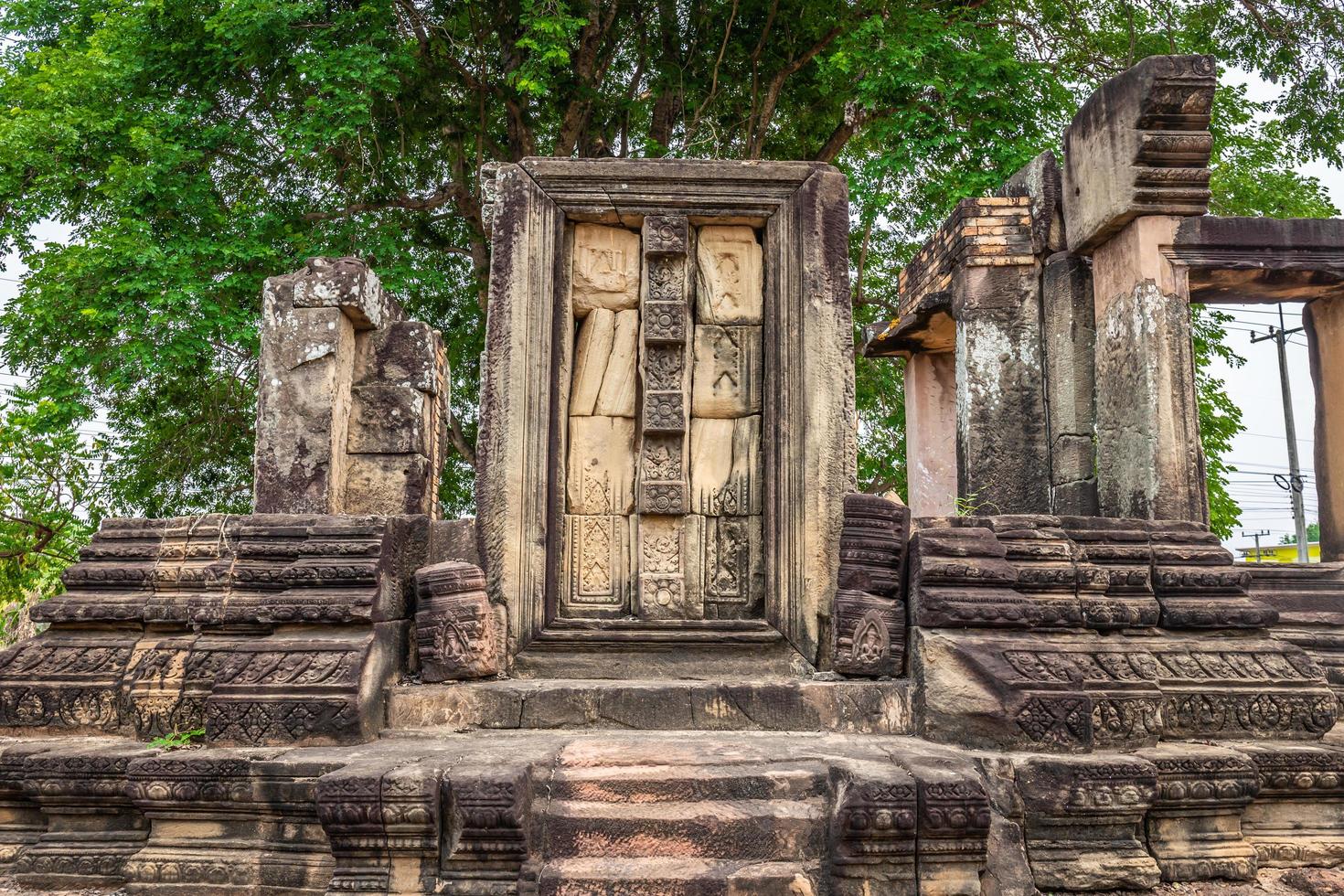 Thai archaeological site. can be found in Nakhon Ratchasima Province Thailand photo