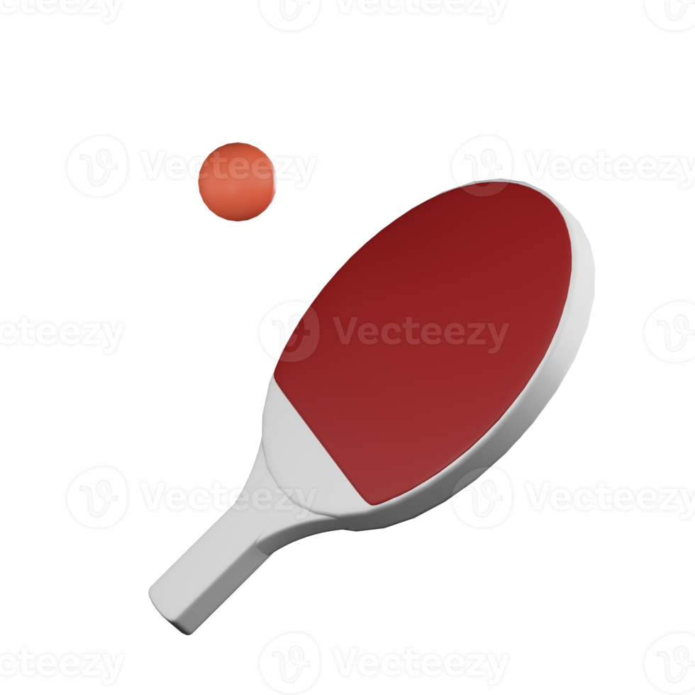 illustrazione del png del tavolo da ping pong 3d