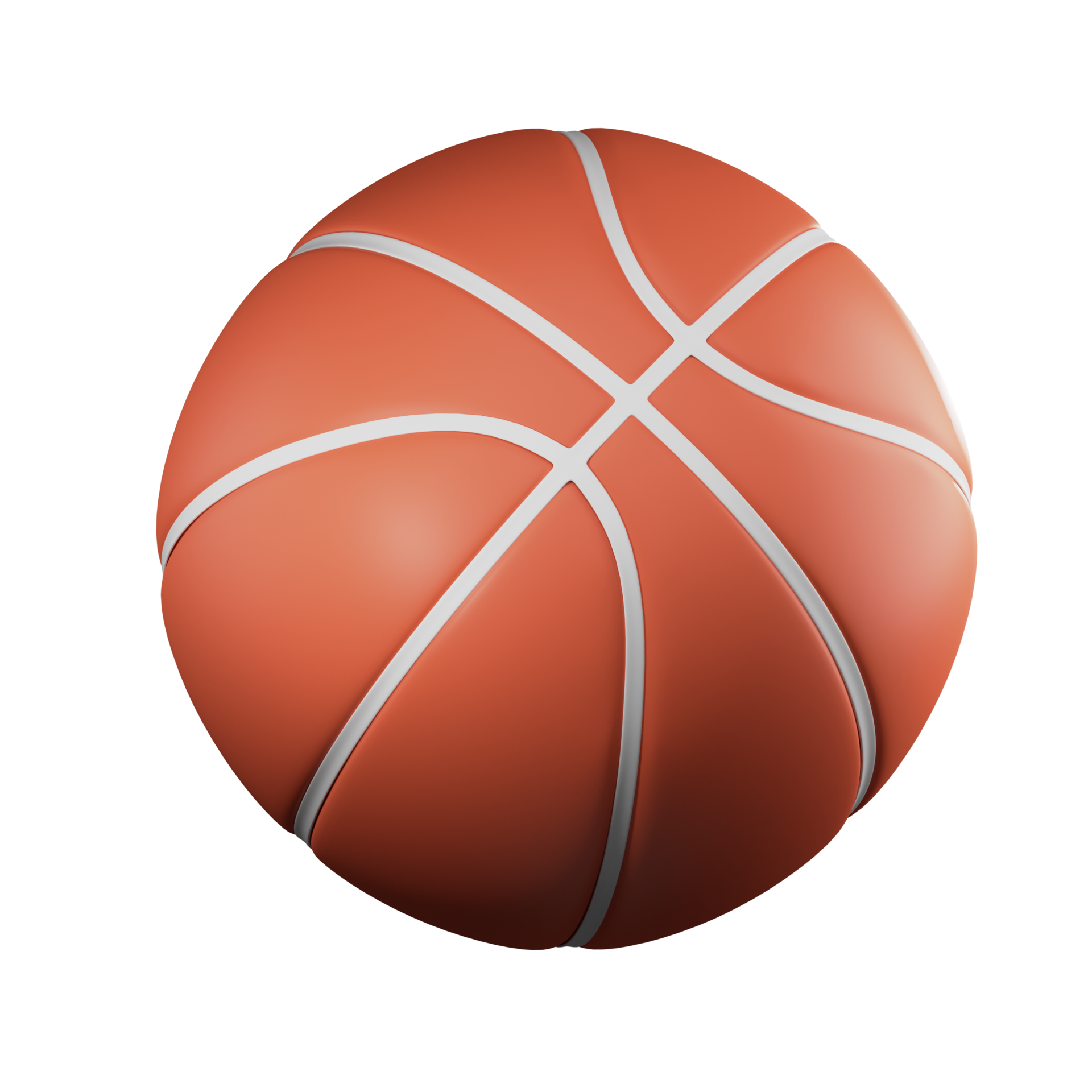 Objeto 3D Bola Basquete PNG Transparente [download] - Designi