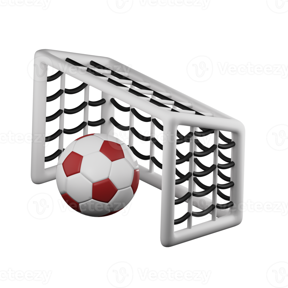 3d voetbal png illustratie