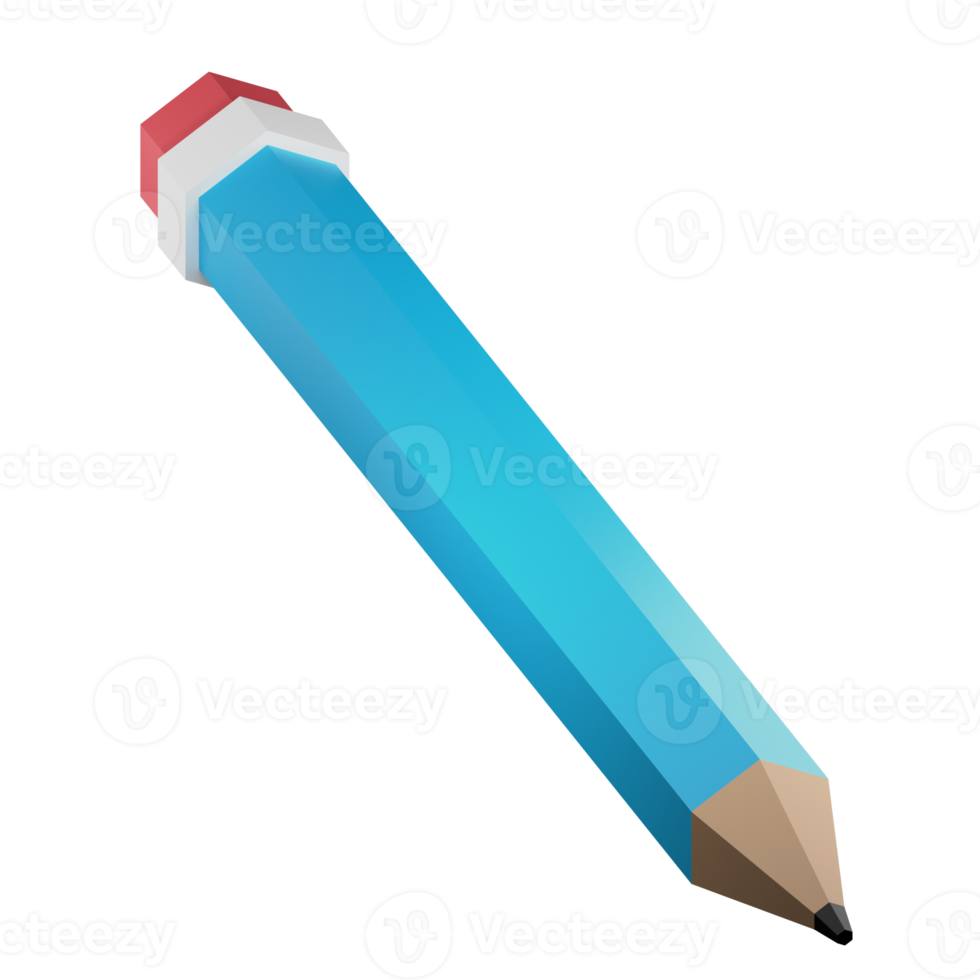 3D-Bleistift-Png-Illustration png