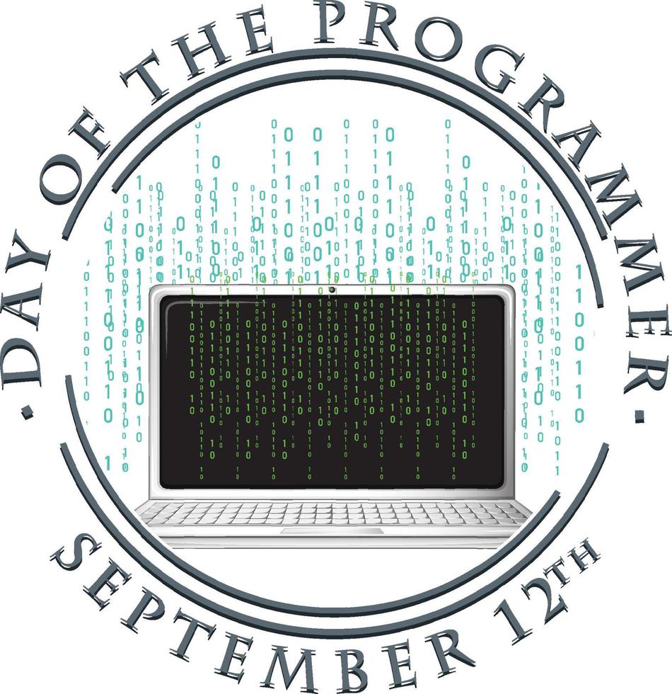 The Day of the Programmer Poster vector