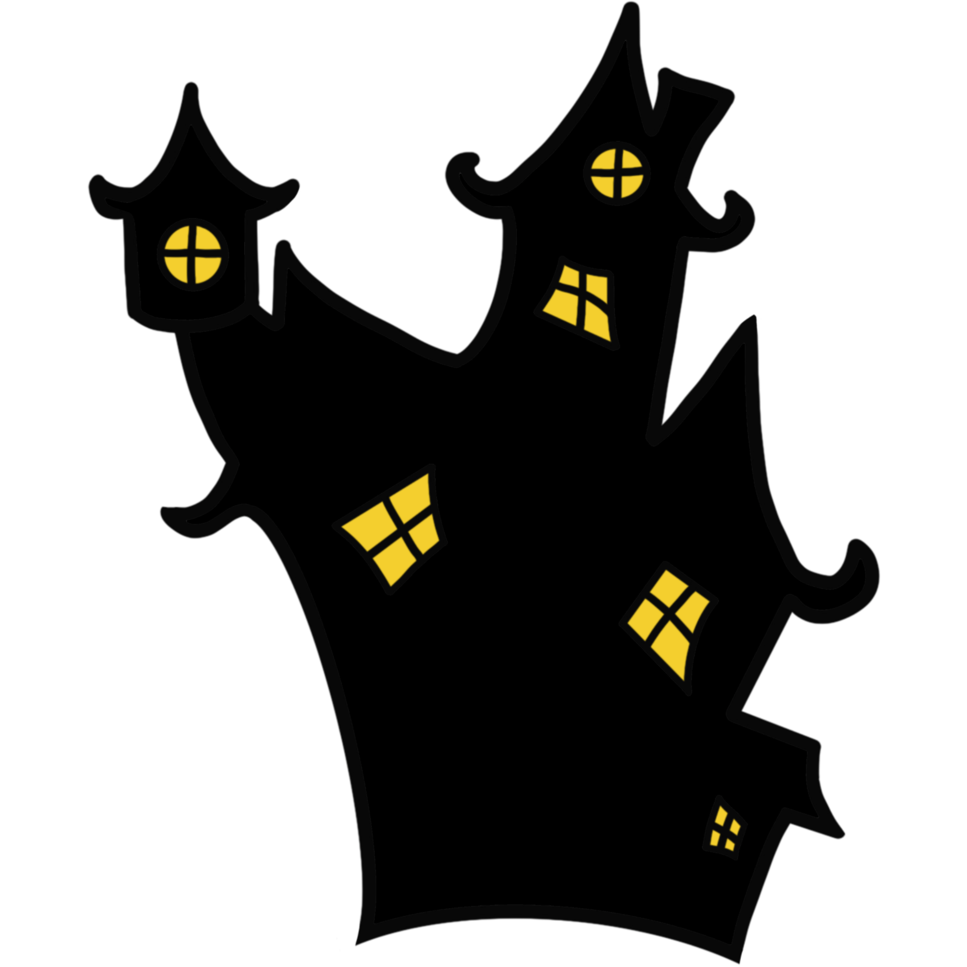 haunted house cartoon png