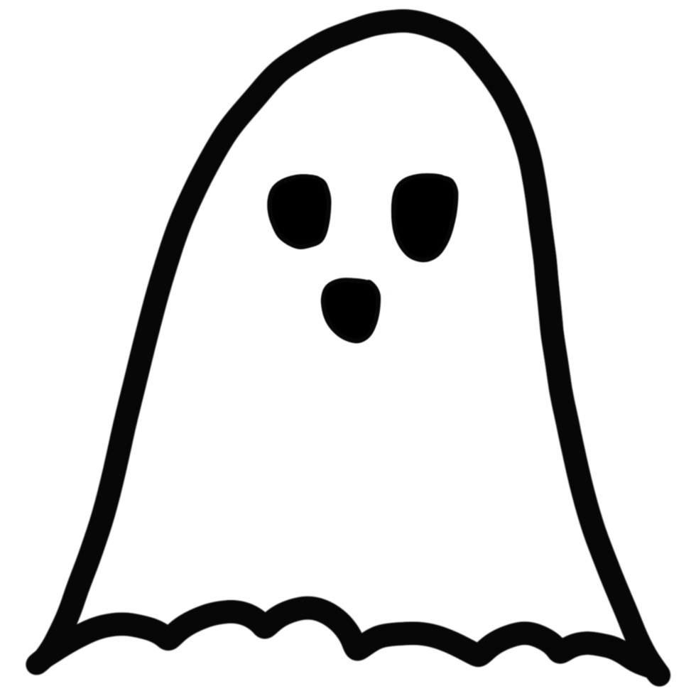 fantasma inquietante di halloween png