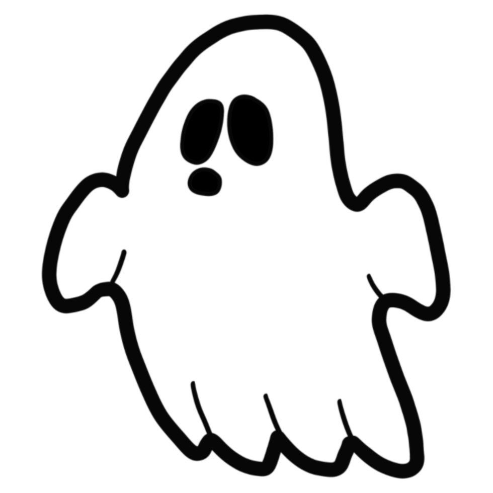 fantasma inquietante di halloween png