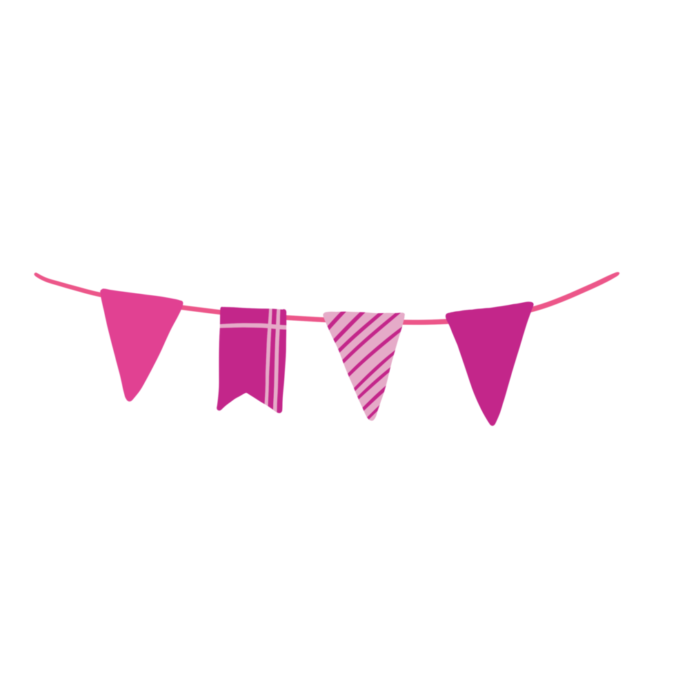 Party Bunting Decoration png