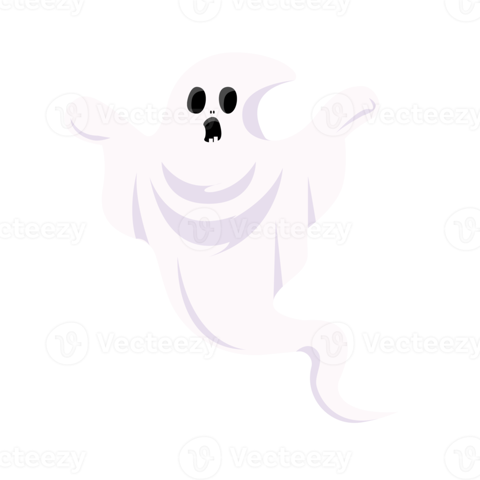 diseño de fantasma fresco de halloween png