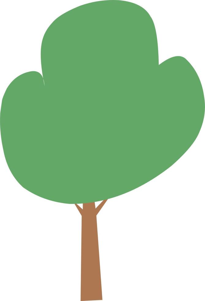 Cute tree collection vector