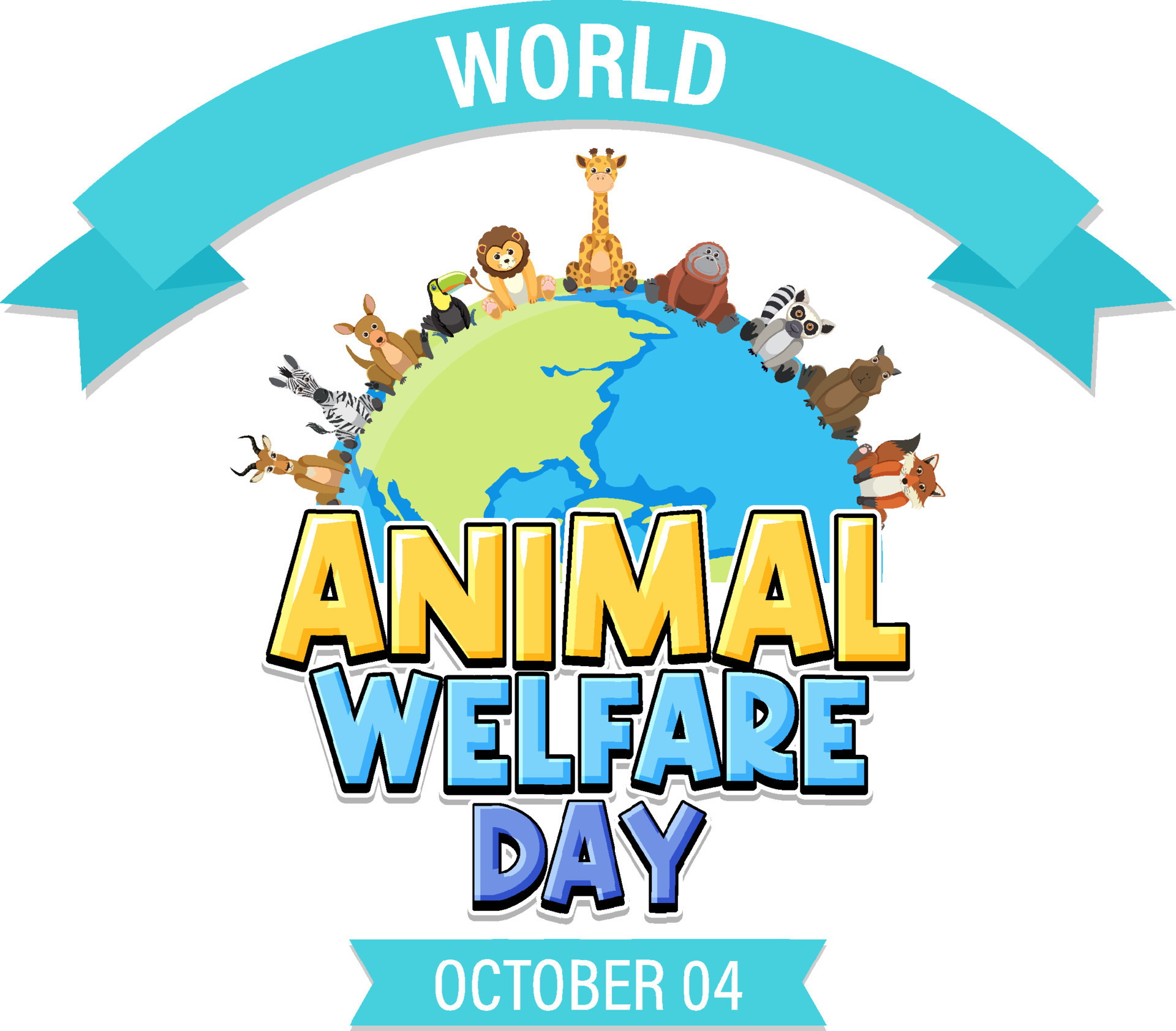 World Animal Welfare Day Poster 9376633 Vector Art at Vecteezy