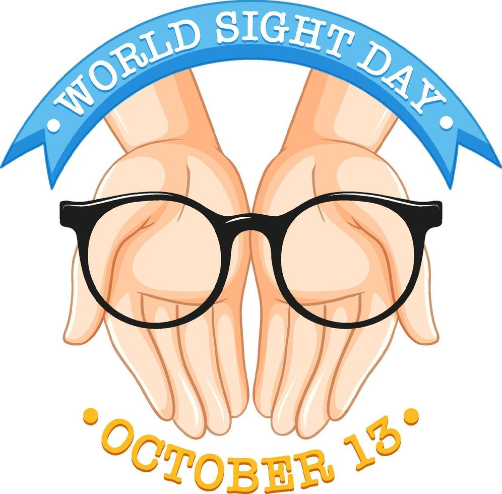 World Sight Day Poster Design vector