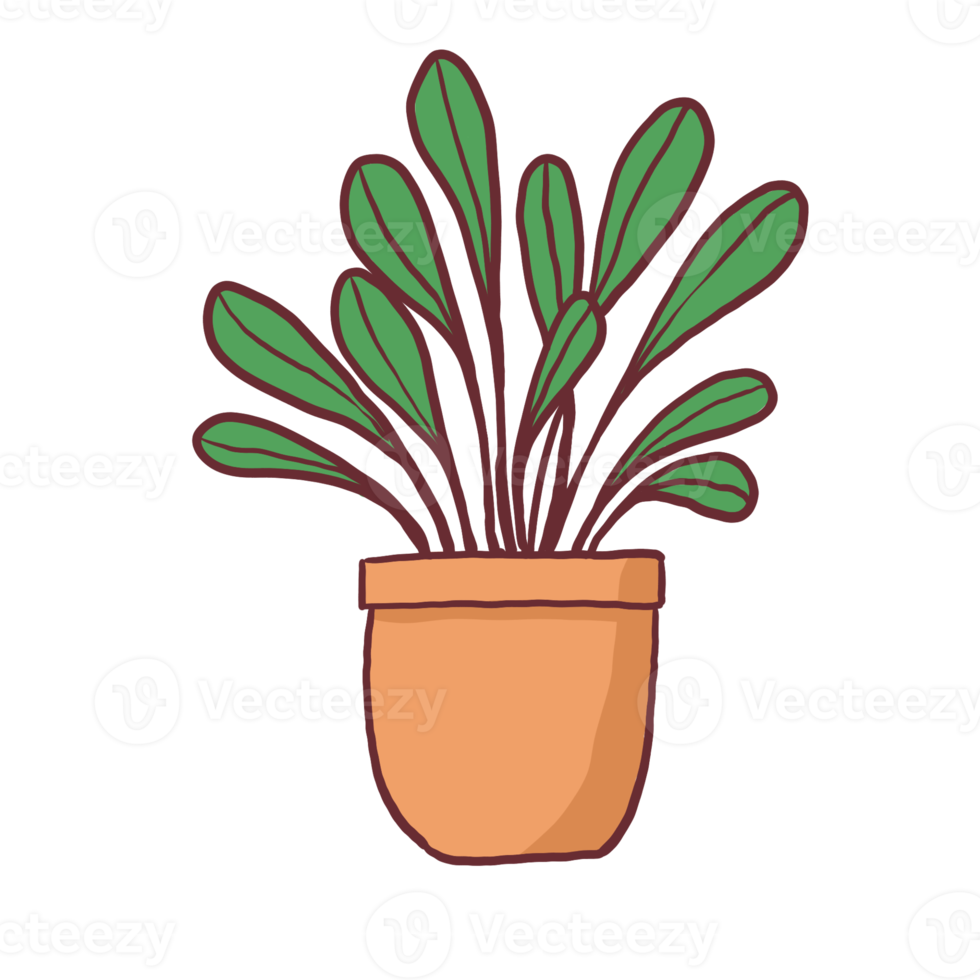 plant in pot icoon png