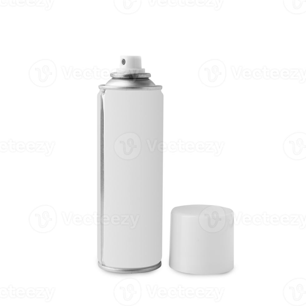 Spray can mockup cutout, Png file