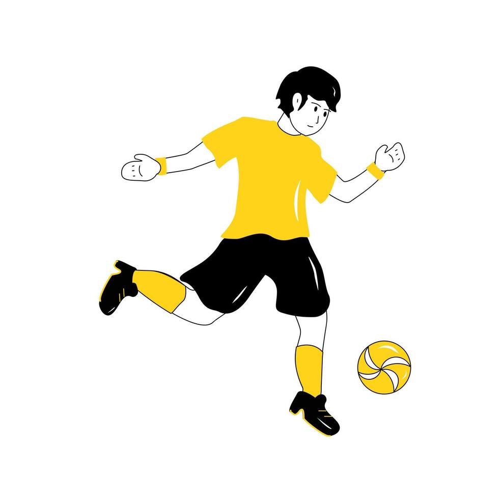 ilustración del deporte de fútbol vector