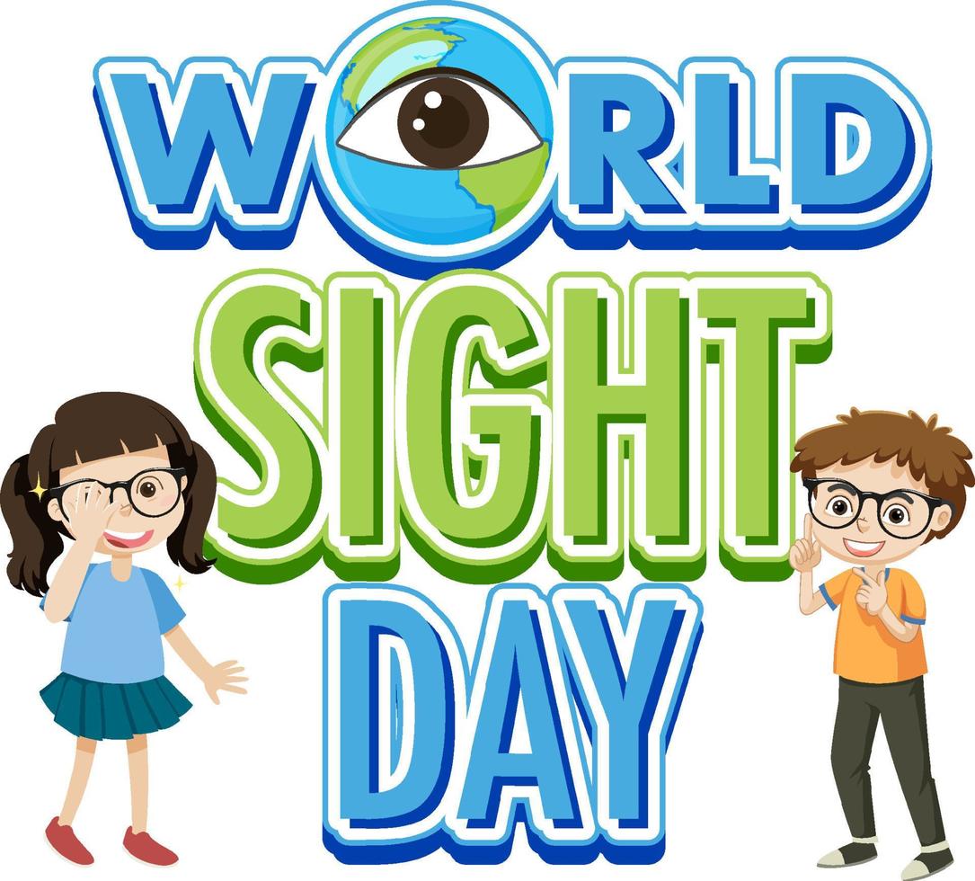 World Sight Day Poster Design vector