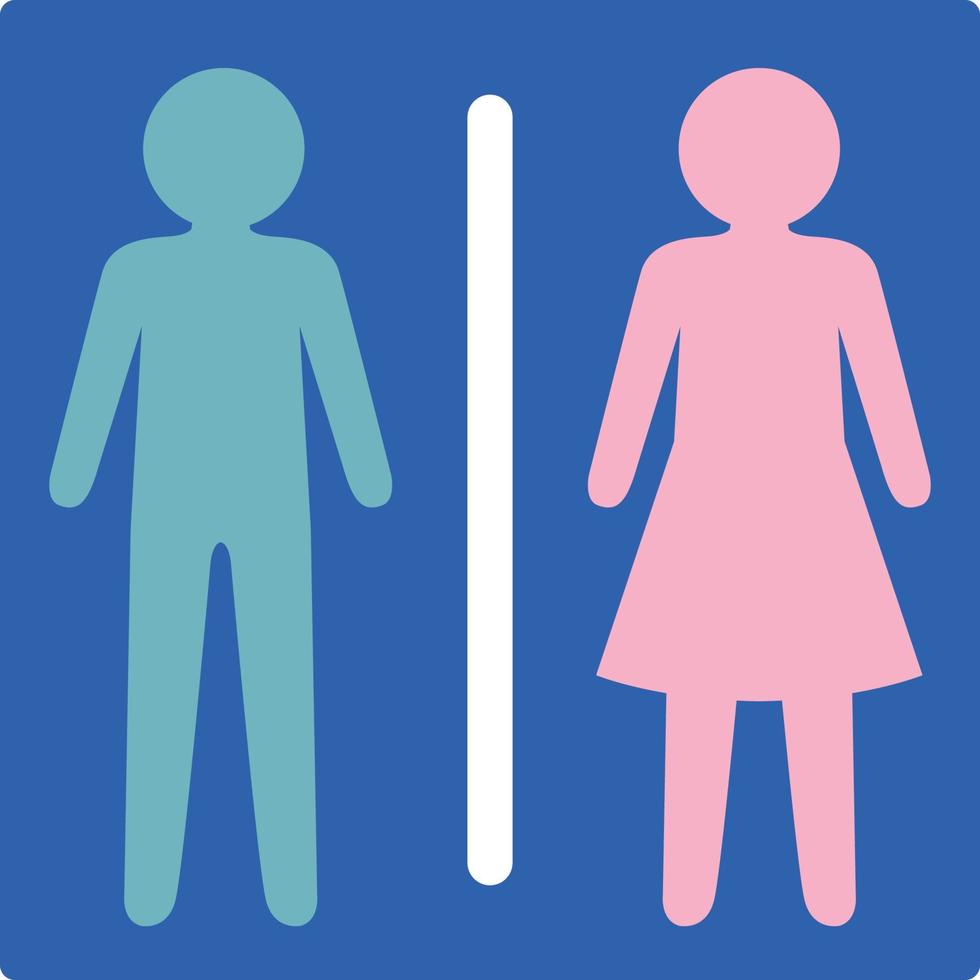 Man and woman restroom sign vector