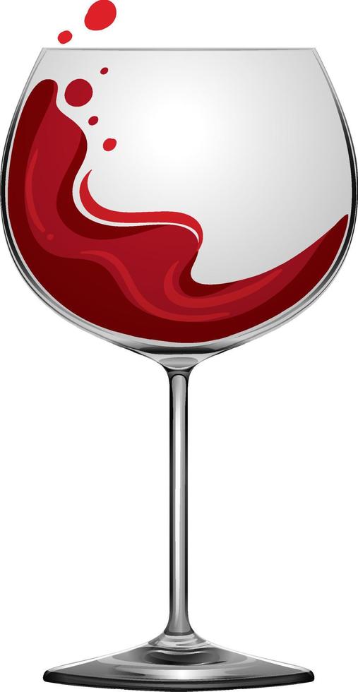 Drinking red wine concept vector