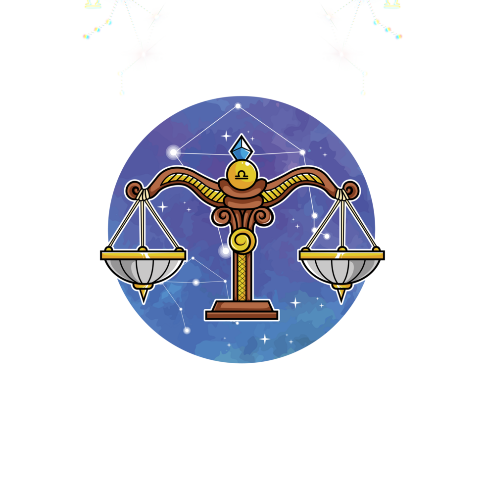 Free Libra Zodiac Star Sign illustration 9377551 PNG with Transparent