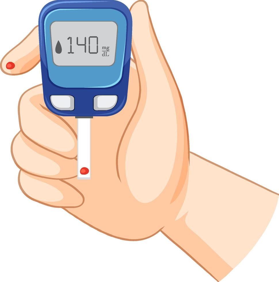 Blood glucose monitoring device vector