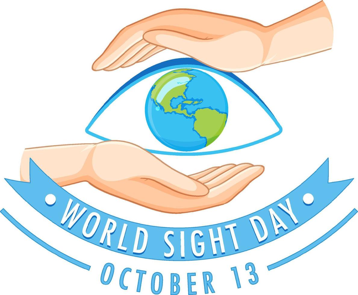 World Sight Day Poster Design vector