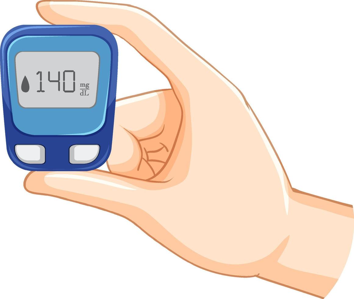 Blood glucose monitoring device vector