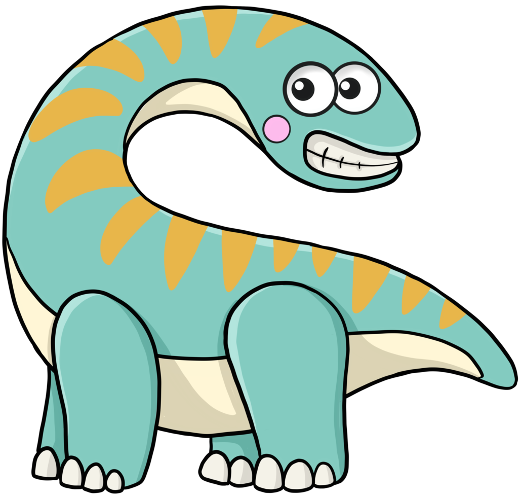 Free lindo personaje de dinosaurio de dibujos animados 9378074 PNG with  Transparent Background