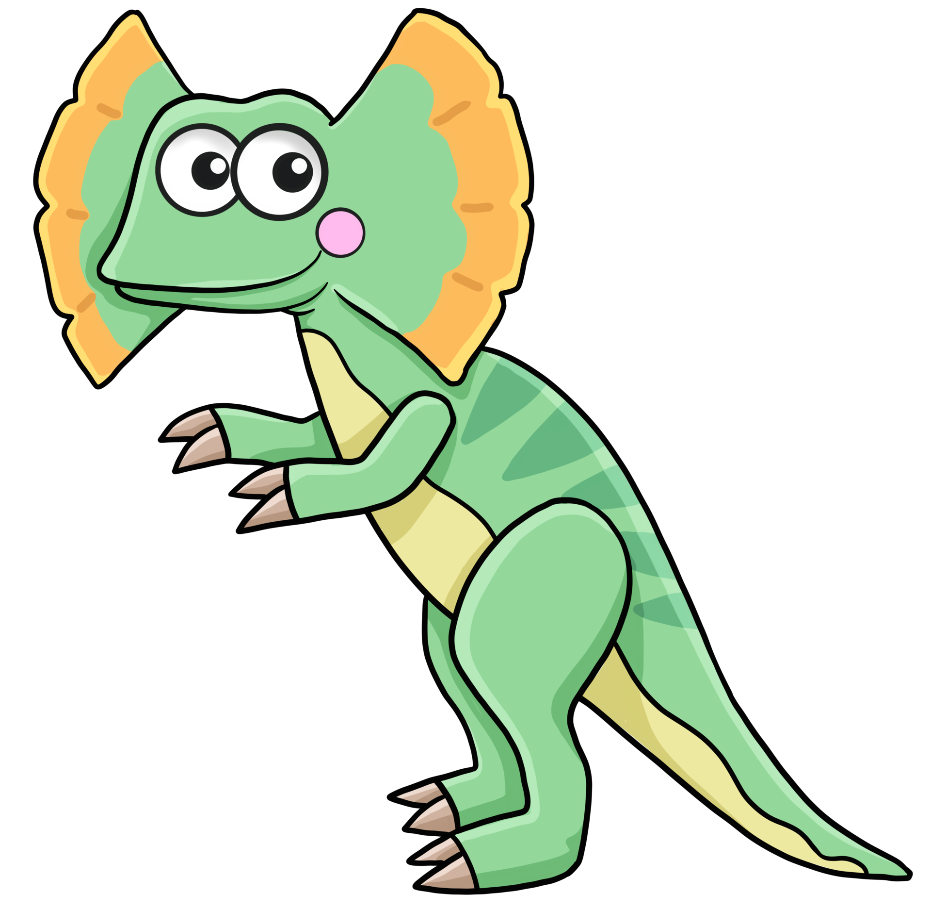 personagem de dinossauro bonito dos desenhos animados 9378083 PNG