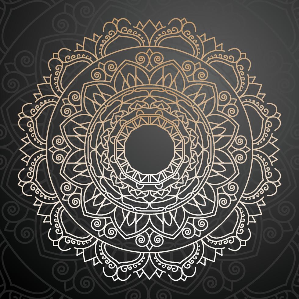 Luxury mandala background ornament decoration vector