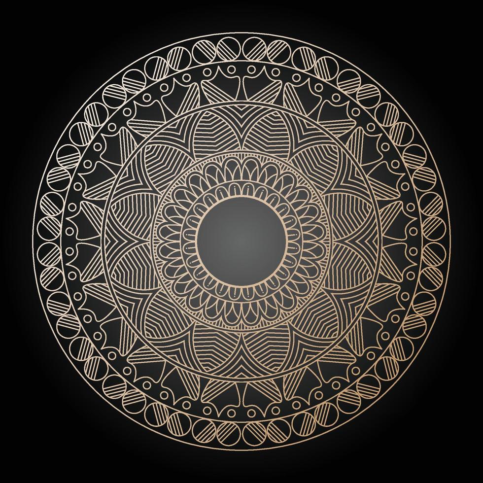 Luxury mandala background ornament decoration vector